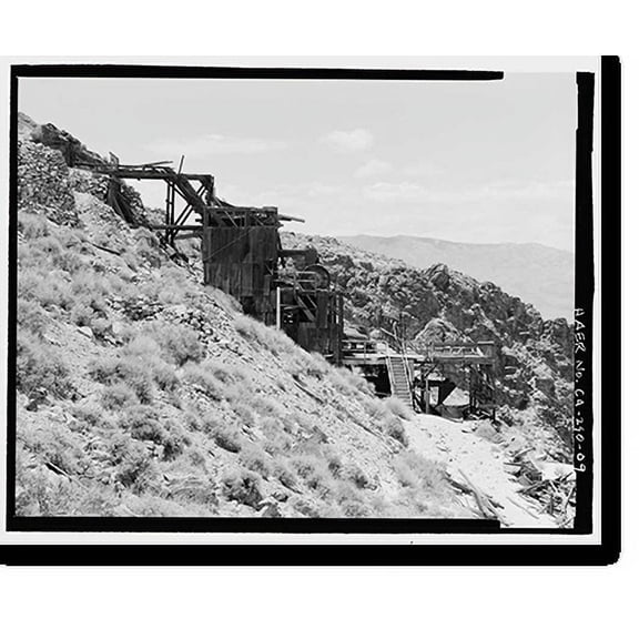 Historic Print, Skidoo Mine, Park Route 38 (Skidoo Road), Death Valley Junction, Inyo County, CA - 9, 18" x 24"