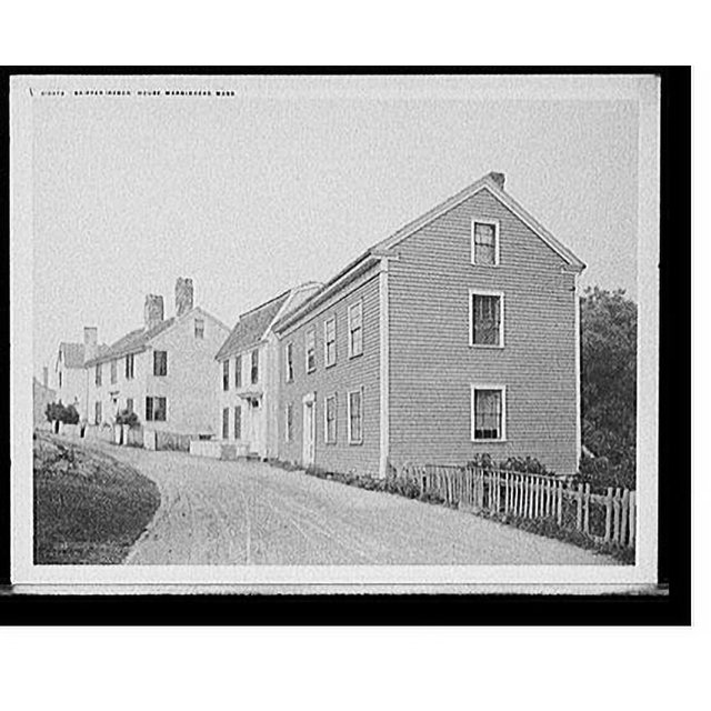 Historic Print, Skipper Ireson house, Marblehead, Mass., 16" x 20
