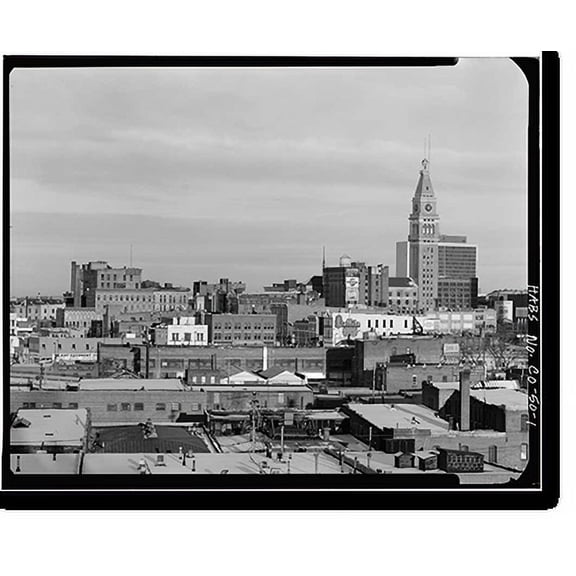Historic Print, Skyline Urban Renewal Area, Denver, Denver County, CO, 16" x 20"