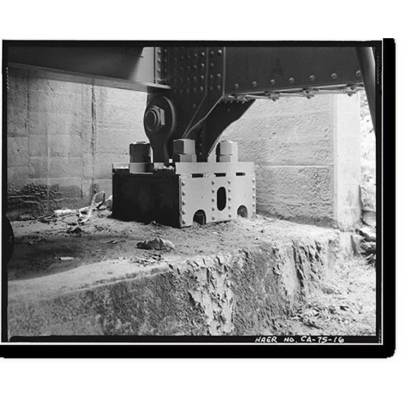 Historic Print, Smith River Bridge, CA State Highway 199 Spanning Smith River, Crescent City vicinity, Del Norte County, CA - 16, 16" x 20"