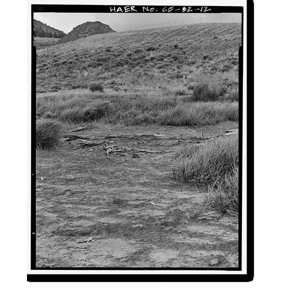 Historic Print, Snake River Ditch, Headgate on north bank of Snake River, Dillon vicinity, Summit County, CO - 12, 16" x 20"