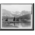 thumbnail image 1 of Historic Print, Snowy range near Ward, Long Lake, Colo., 16" x 20", 1 of 3