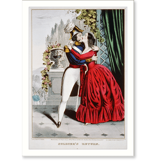 Historic Print, Soldier's return, 16" x 20"