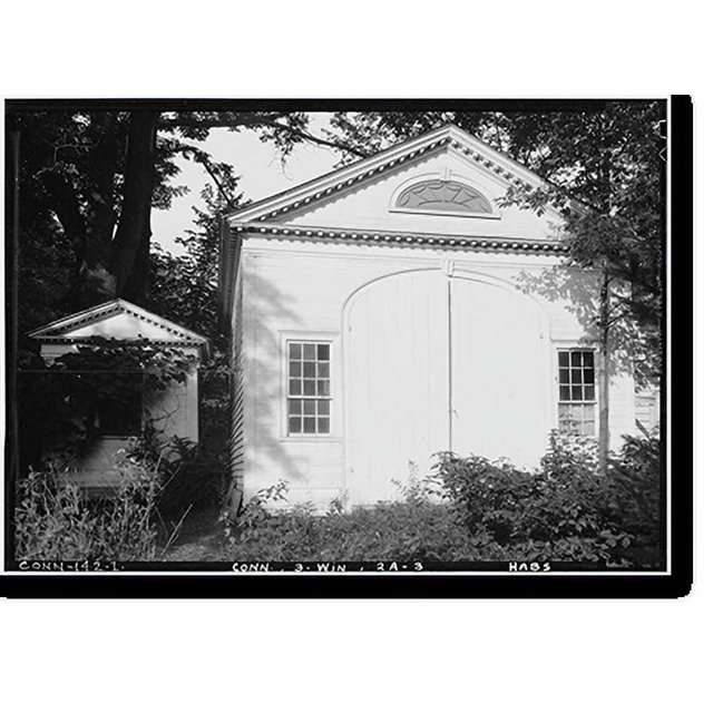 Historic Print, Solomon Rockwell House, Prospect Street, Winsted