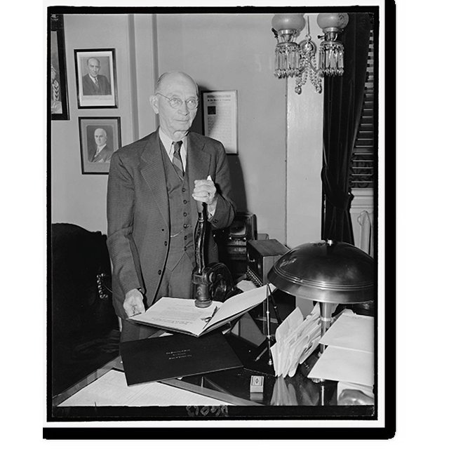 Historic Print, South Trimble, veteran Clerk of the House of