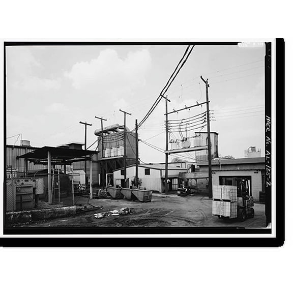 Historic Print, Southern Ductile Casting Company, Bessemer Foundry, 2217 Carolina Avenue, Bessemer, Jefferson County, AL - 2, 16" x 20"