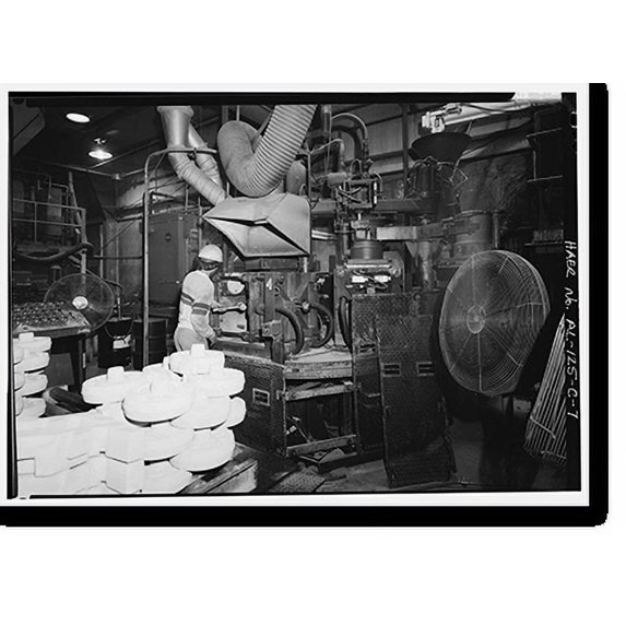 Historic Print, Southern Ductile Casting Company, Core Making, 2217 Carolina Avenue, Bessemer, Jefferson County, AL - 7, 16" x 20"
