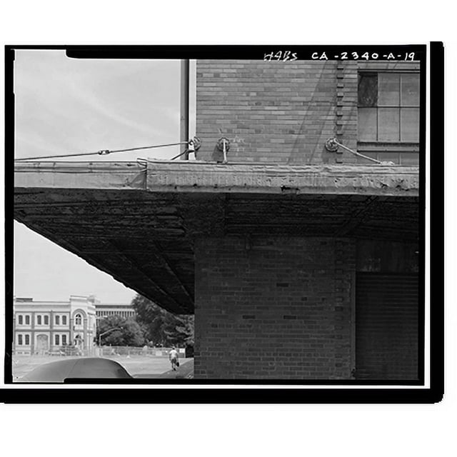 Historic Print, Southern Pacific Railroad Depot, Railroad Terminal Post