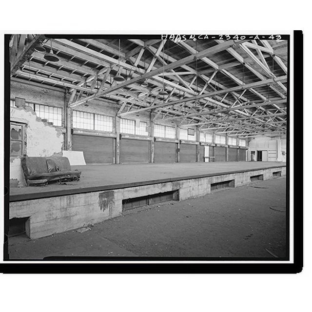 Historic Print, Southern Pacific Railroad Depot, Railroad Terminal Post Office & Express