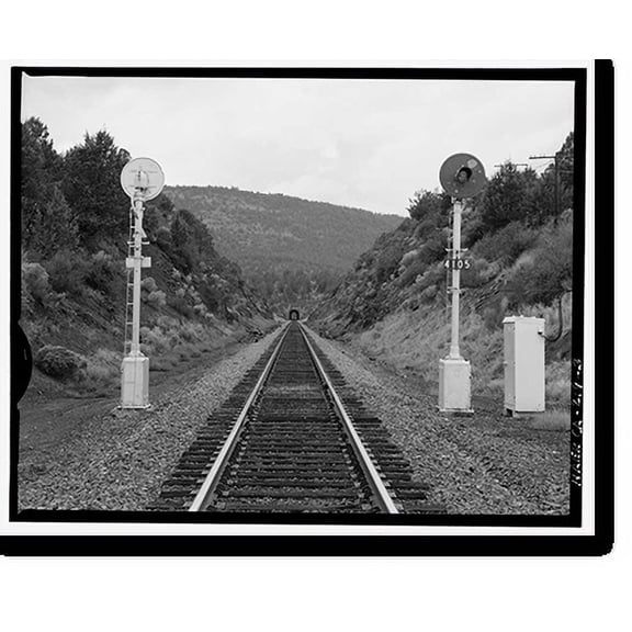 Historic Print, Southern Pacific Railroad Natron Cutoff, Tunnel No. 18, Milepost 410, Dorris vicinity, Siskiyou County, CA - 3, 18" x 24"