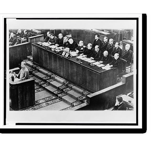 Historic Print, Soviet dictator in action, 16" x 20"