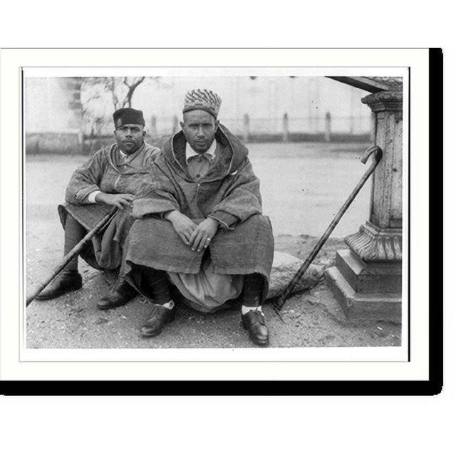Historic Print, [Spain, during the Civil War 2 Moroccan soldiers in