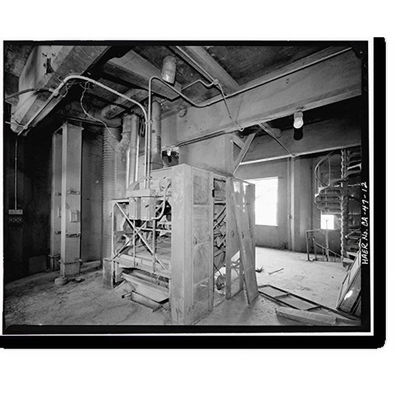 Historic Print, Sperry Corn Elevator Complex, Weber Avenue (North side), West of Edison Street, Stockton, San Joaquin County, CA - 12, 16" x 20"