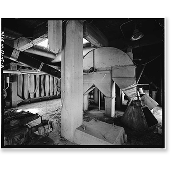 Historic Print, Sperry Corn Elevator Complex, Weber Avenue (North side), West of Edison Street, Stockton, San Joaquin County, CA - 21, 16" x 20"
