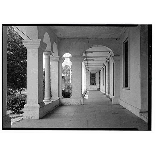Historic Print, Spring Hill College, Main Building, Old Shell Road, Spring Hill, Mobile County, AL - 17, 16" x 20"