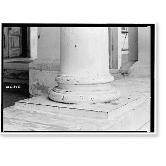 Historic Print, Spring Hill College, Main Building, Old Shell Road, Spring Hill, Mobile County, AL - 22, 18" x 24"