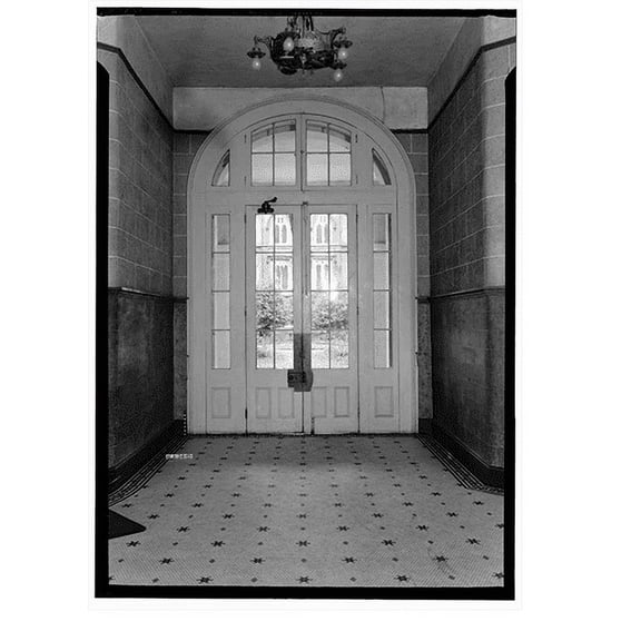 Historic Print, Spring Hill College, Main Building, Old Shell Road, Spring Hill, Mobile County, AL - 28, 16" x 20"
