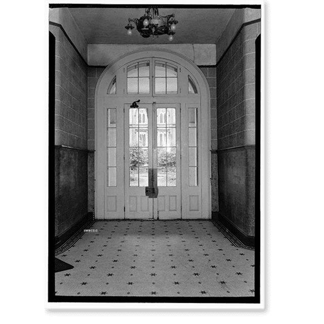 Historic Print, Spring Hill College, Main Building, Old Shell Road