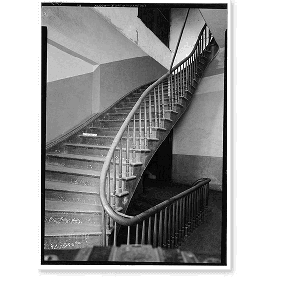 Historic Print, Spring Hill College, Main Building, Old Shell Road, Spring Hill, Mobile County, AL - 33, 16" x 20"
