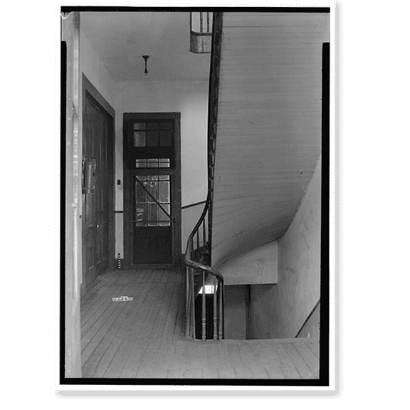 Historic Print, Spring Hill College, Main Building, Old Shell Road, Spring Hill, Mobile County, AL - 34, 16" x 20"