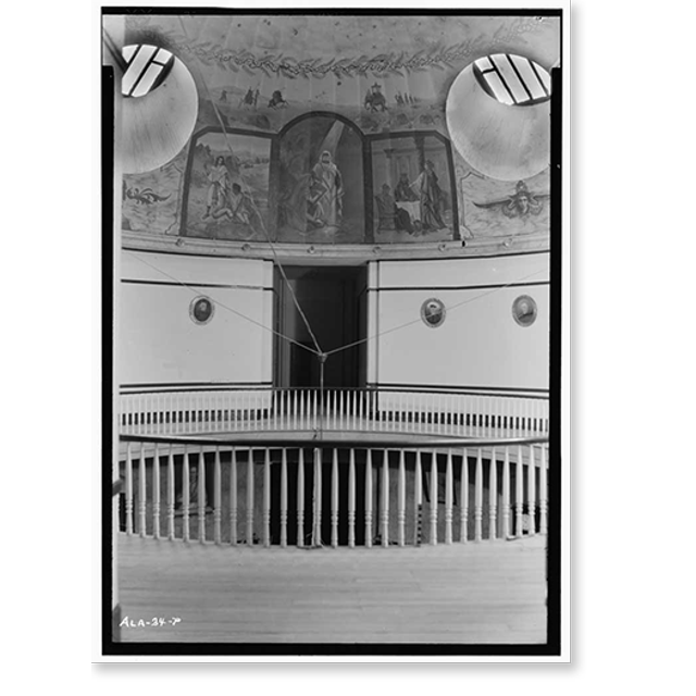 Historic Print, Spring Hill College, Main Building, Old Shell Road