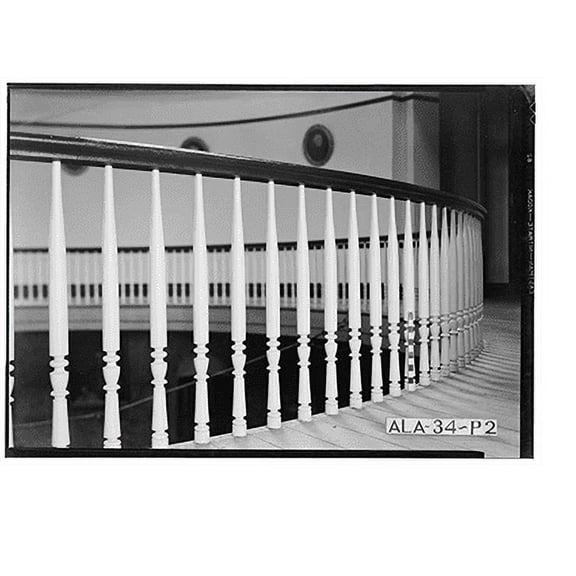 Historic Print, Spring Hill College, Main Building, Old Shell Road, Spring Hill, Mobile County, AL - 39, 16" x 20"