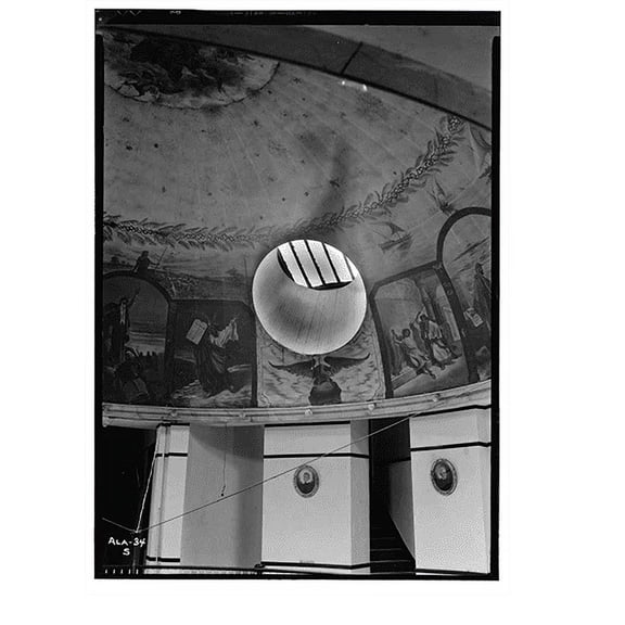 Historic Print, Spring Hill College, Main Building, Old Shell Road, Spring Hill, Mobile County, AL - 40, 16" x 20"