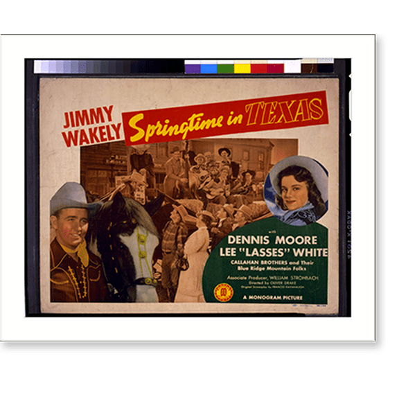 Historic Print, Springtime in Texas, 16" x 20"