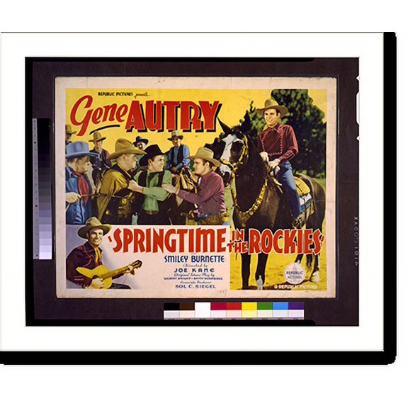 Historic Print, Springtime in the Rockies - 2, 18" x 24"