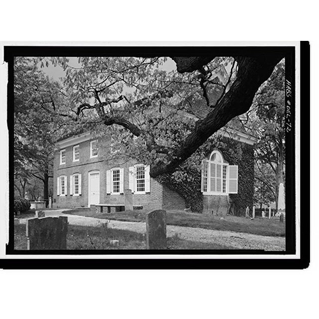 Historic Print, St. Anne's Episcopal Church, Route 896, Middletown