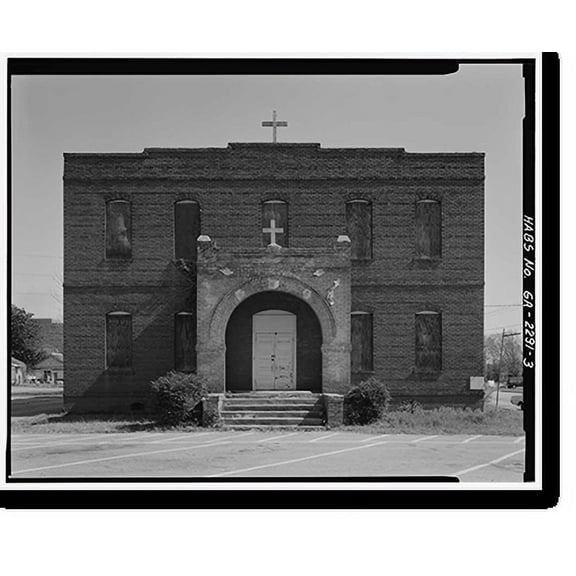 Historic Print, St. Christopher's Normal & Industrial Parish School, 900 Fifth Avenue, Columbus, Muscogee County, GA - 3, 16" x 20"