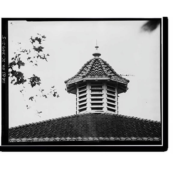 Historic Print, St. Elizabeths Hospital, Q Building (No. 68), 2700 Martin Luther King Jr. Avenue, Southeast, Washington, District of Columbia, DC - 5, 18" x 24"
