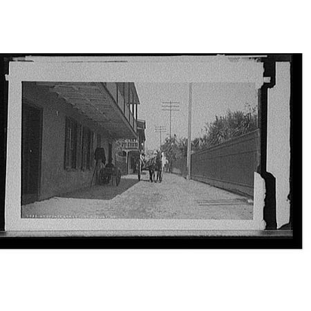 Historic Print, St. George Street, St. Augustine - 2, 16" x 20"