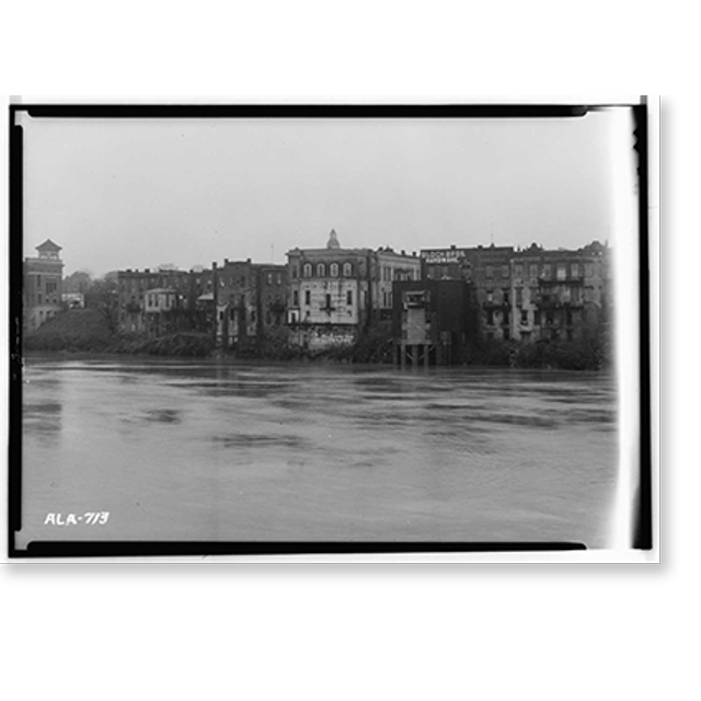 Historic Print, St. James Hotel, 1200 Water Avenue, Selma, Dallas