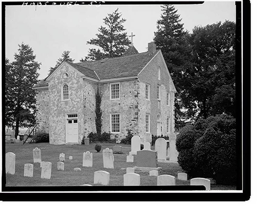 Historic Print, St. James Protestant Episcopal Church, Saint James