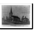 thumbnail image 1 of Historic Print, St. John's Church, Greenbush, N.Y.. Pastor, Rev. James E. Duffy.E.M. Haskell & Co. Lith., 16" x 20", 1 of 3