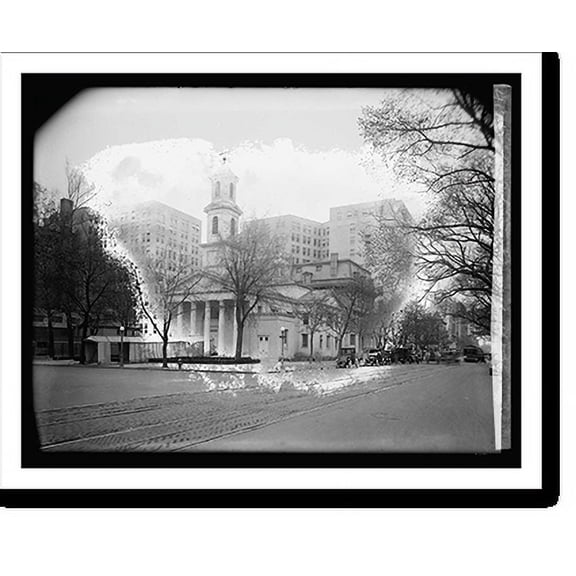 Historic Print, St. John's Episcopal, 16 & H, [Washington, D.C.], 16" x 20"