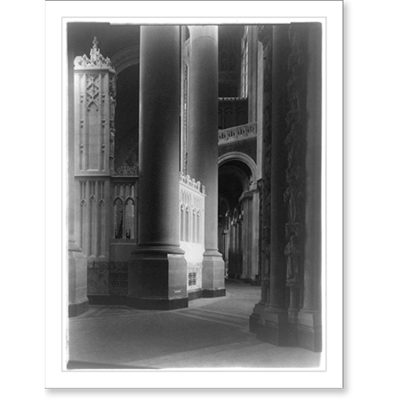Historic Print, St. John the Devine Cathedral, New York City, 18" x 24"