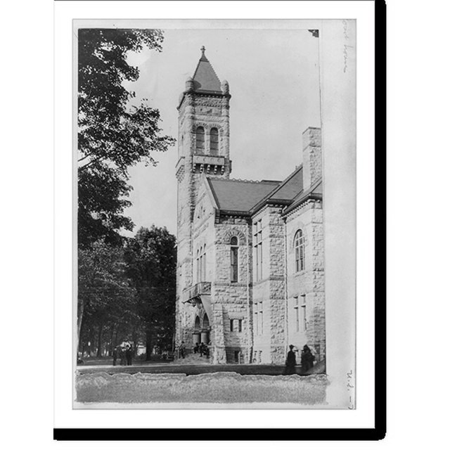Historic Print, St. Lawrence County Court House, Canton, N.Y., 16" x 20