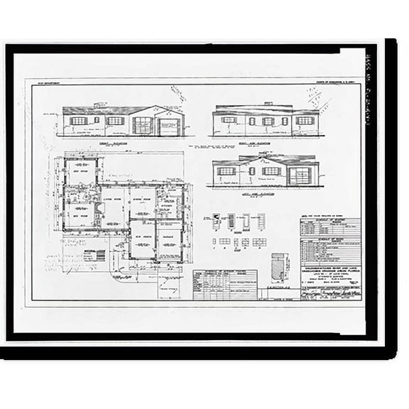 Historic Print, St. Lucie Canal, Lock No. 1, Attendant's Quarters, St. Lucie, Cross State Canal, Okeechobee Intracoas, Stuart vicinity, Martin County, FL, 18" x 24"