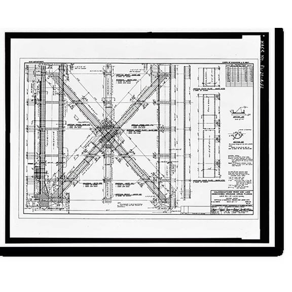 Historic Print, St. Lucie Canal, St. Lucie Lock No. 1, St. Lucie, Cross State Canal, Okeechobee Intracoas, Stuart vicinity, Martin County, FL - 22, 16" x 20"