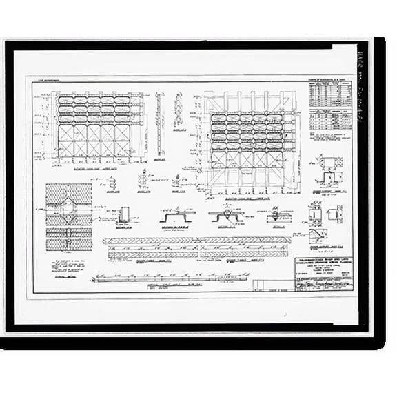 Historic Print, St. Lucie Canal, St. Lucie Lock No. 1, St. Lucie, Cross State Canal, Okeechobee Intracoas, Stuart vicinity, Martin County, FL - 23, 18" x 24"