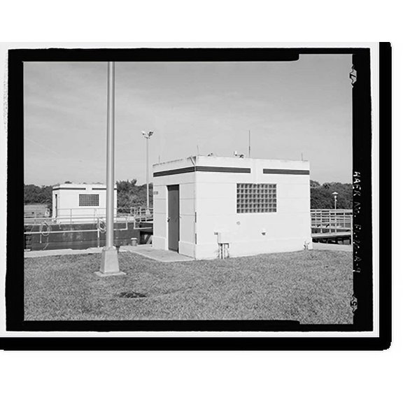 Historic Print, St. Lucie Canal, St. Lucie Lock No. 1, St. Lucie, Cross State Canal, Okeechobee Intracoas, Stuart vicinity, Martin County, FL - 9, 16" x 20"