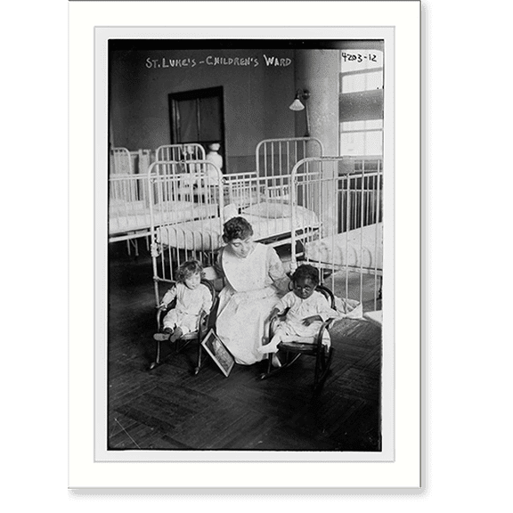Historic Print, St. Luke's . Children's Ward - 2, 16" x 20"