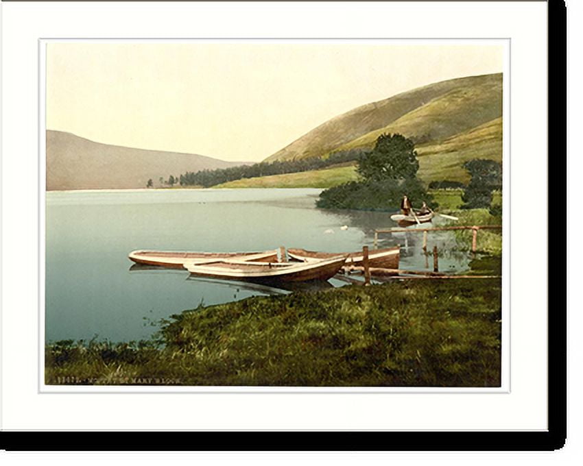 Historic Print, St. Marys Loch Moffat Scotland, 16" x 20"