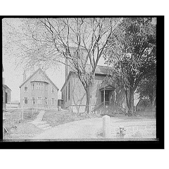 Historic Print, St. Michael's Church, Marblehead, Mass., 16" x 20"
