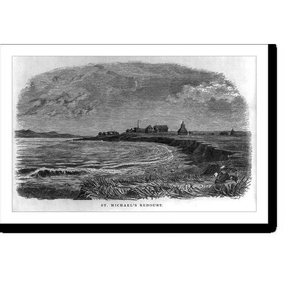 Historic Print, St. Michael's Redoubt, 16" x 20"