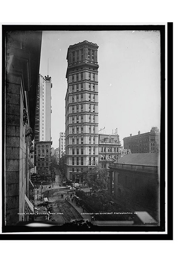 Historic Print, St. Paul Building, New York, 16" x 20"