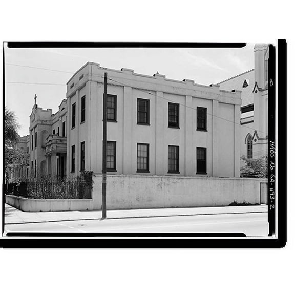 Historic Print, St. Vincent's Academy, 207 East Liberty Street, Savannah, Chatham County, GA - 2, 16" x 20"