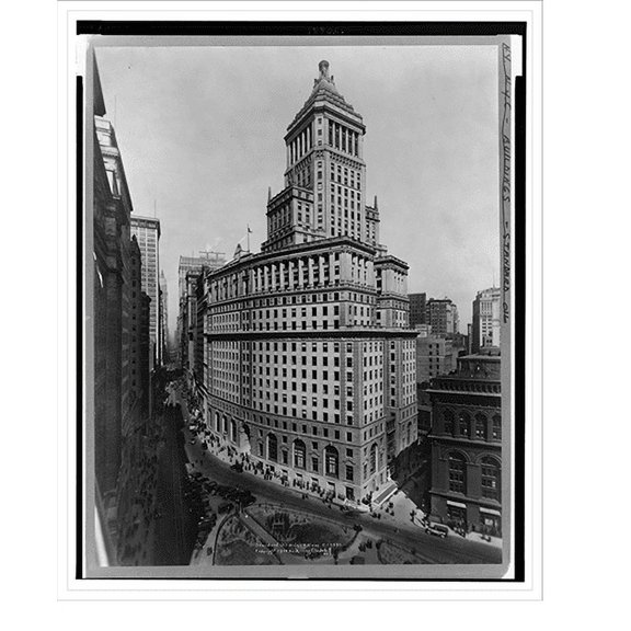 Historic Print, Standard Oil Bldg. 26 B'way, 16" x 20"
